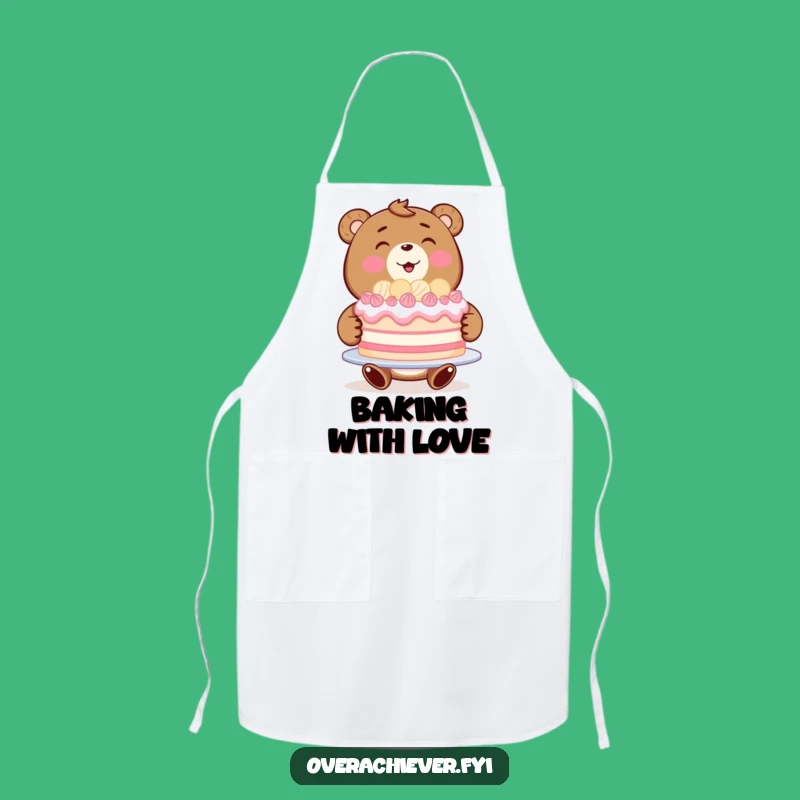 Funny Bear Baker Apron - Bake with Pride with This Hilarious Helper!