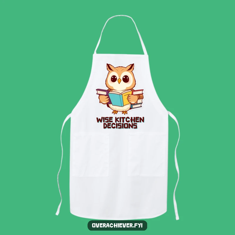 Funny Owl Apron: Keep Clean While Studying with this Hilarious Design