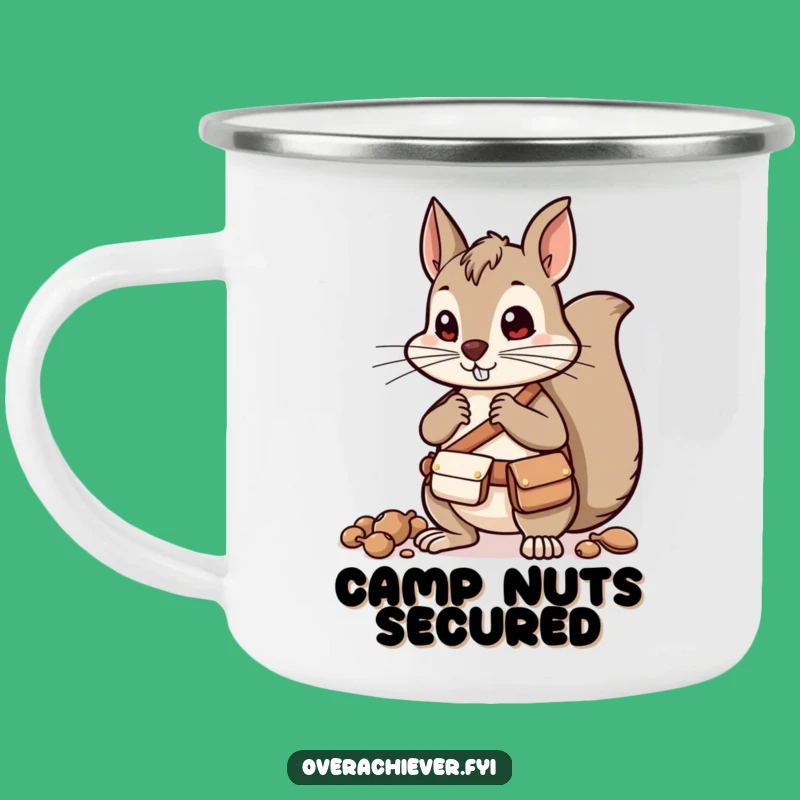 Funny Squirrel Planner Camping Mug: Outdoor Prep, Wonderful Funny Gift!