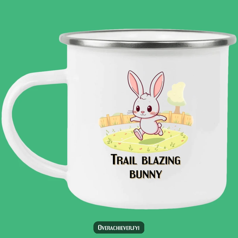 Funny Rabbit Camping Mug: Fuel Your Adventures with this Hilarious Runner's Mug