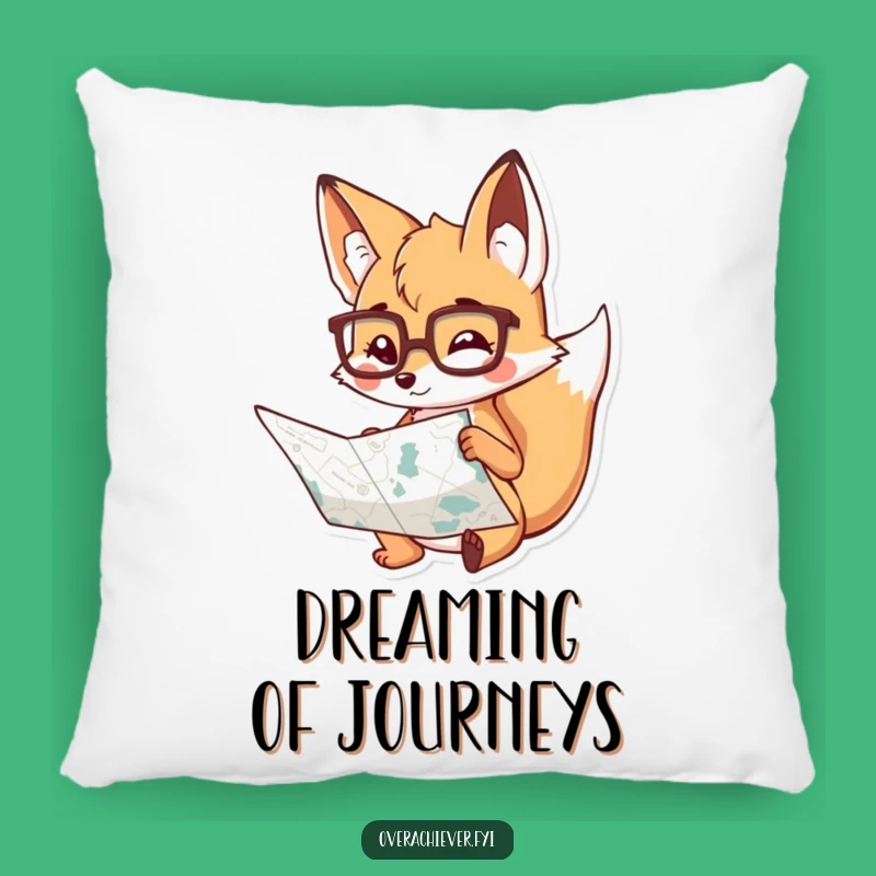 Funny Fox Explorer Pillow: Add Hilarious Comfort to Your Den!