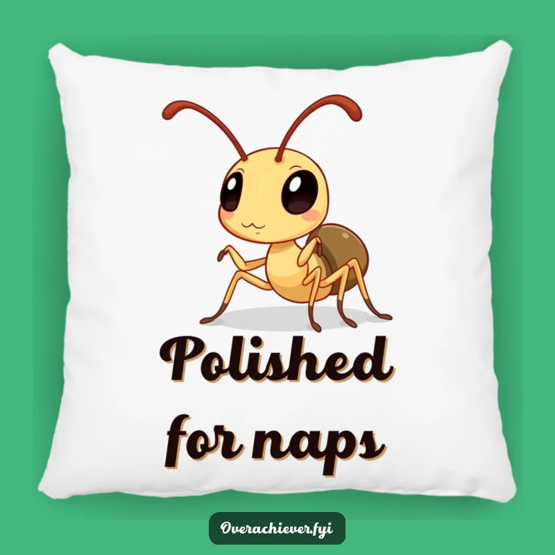 Funny Ant Antenna Shine Pillow: Soft Comfort & Diligent Style