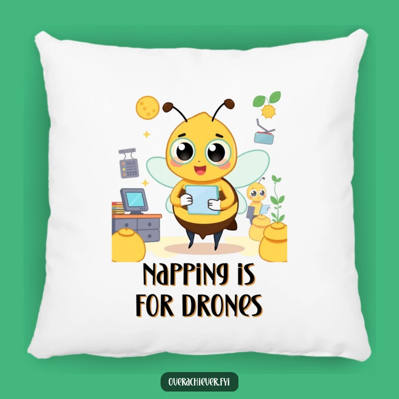 Funny Bee Pillow: Cozy Comfort for the Busy Manager with a Sense of Humor
