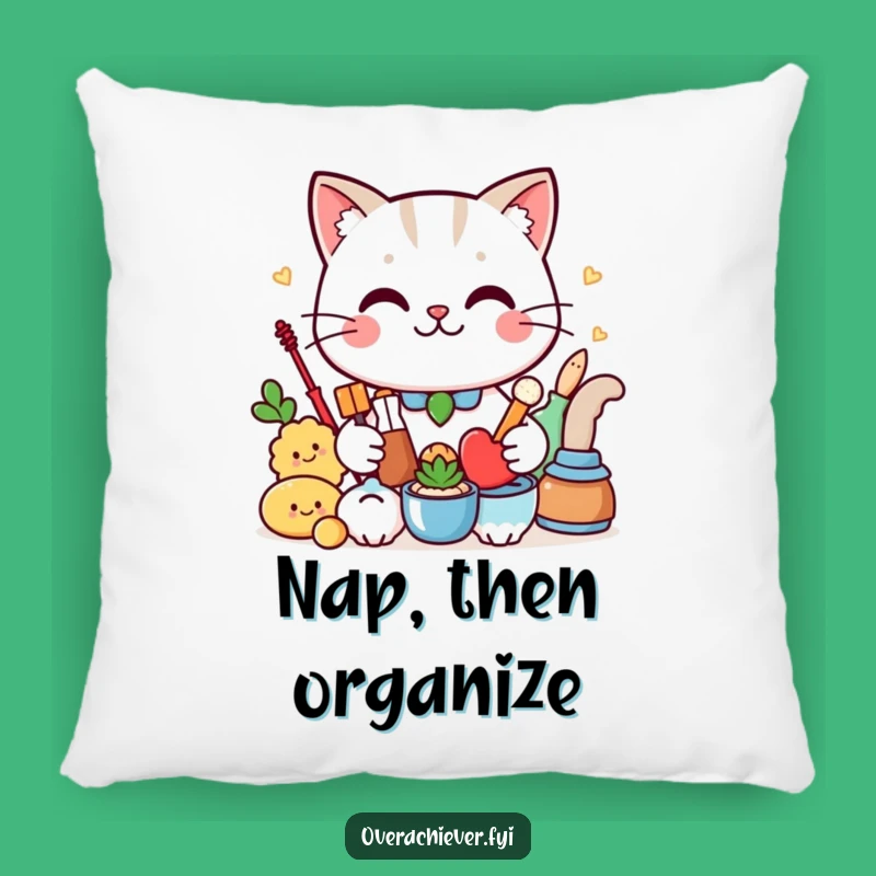 Funny Cat Pillow: Cozy Comfort with a Proud Smirk, Perfect Humorous Accent!