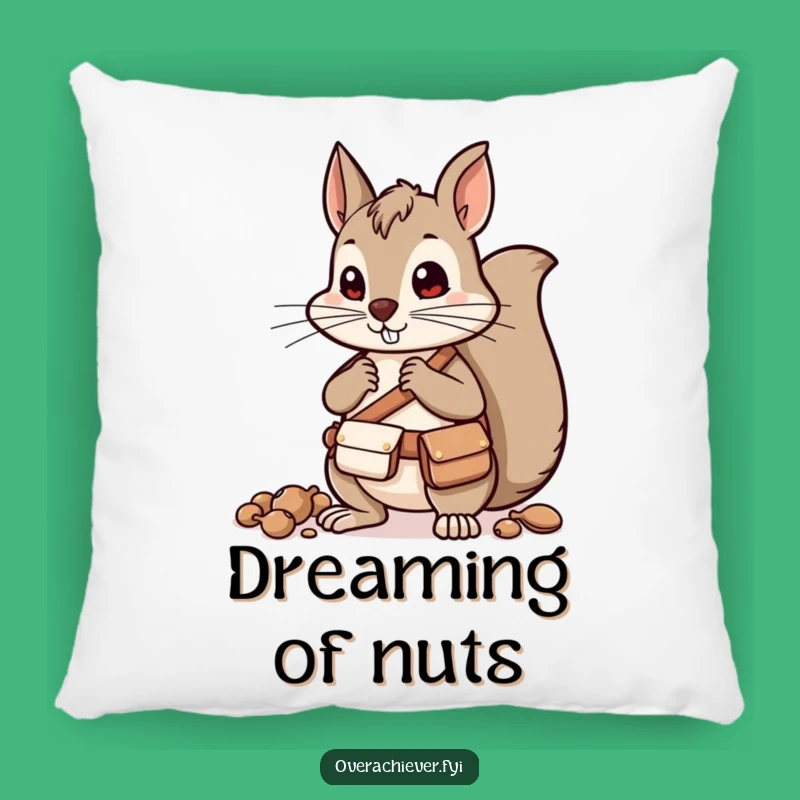 Funny Squirrel Planner Pillow: Softly Prepared, Adorable Funny Gift!