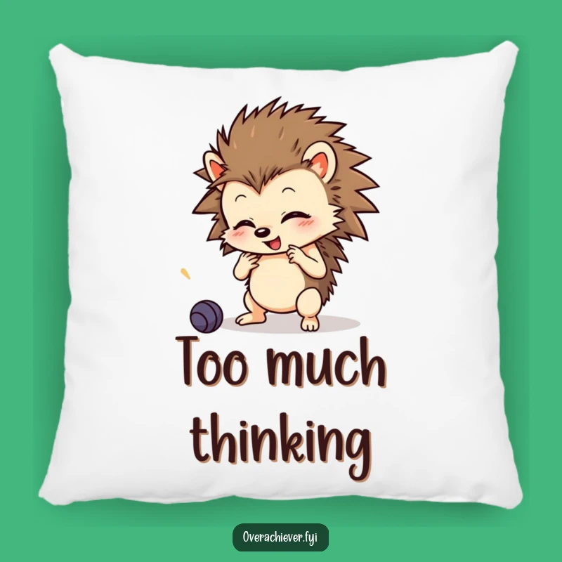 Funny Hedgehog Pillow: Comfy Support for Your Learning Journey Gift
