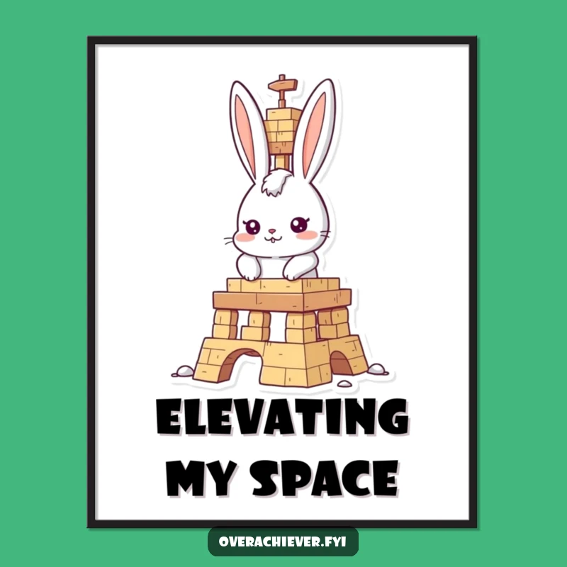 Funny Rabbit Builder Digital Art: Determined Character Creation for Laughs