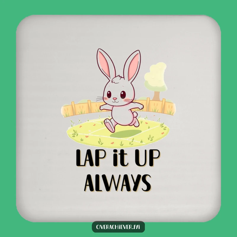 Funny Rabbit Coasters: Protect Surfaces with this Hilarious Runner's Set