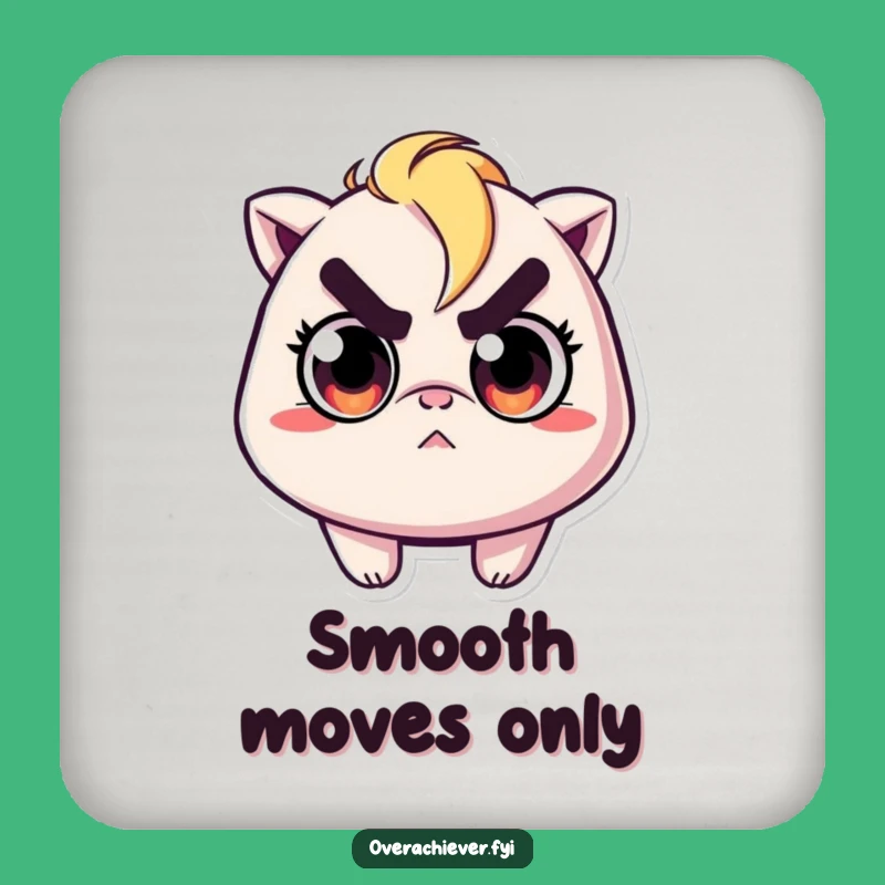 Funny Determined Ironer Coaster: Protect Surfaces with Meticulous Style Gift