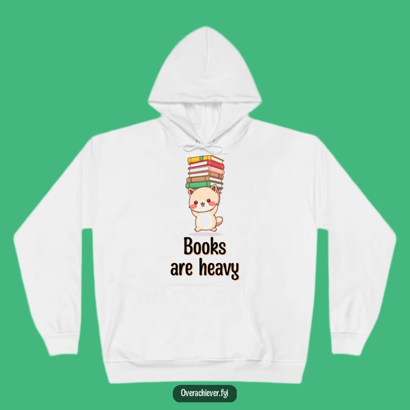 Funny Bookworm Animal Hoodie - Cozy Reader Animal Gift