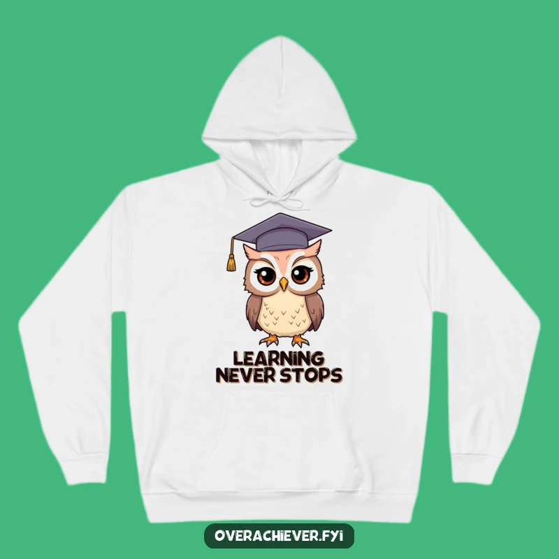 Funny Graduation Owl Hoodie: Cozy and Humorous Comfort for Scholars