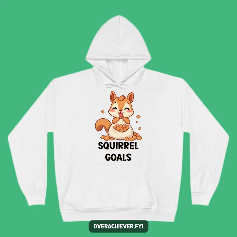 Funny Squirrel Hoodie - Cozy & Humorous Design for Stash Masters