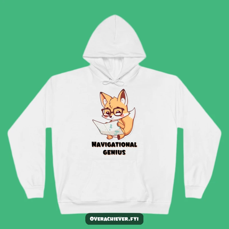 Funny Fox Spectacle Hoodie: Cozy Up with Hilarious Exploration!