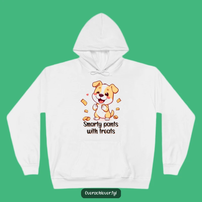 Funny Dog Trickster Hoodie: Cozy Up with a Hilarious Canine Balancing Treats, Perfect Gift