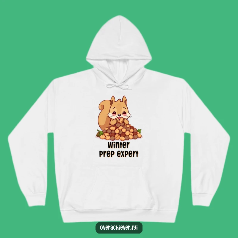 Cozy Funny Squirrel Nut Hoodie - Warm & Humorous Critter Apparel