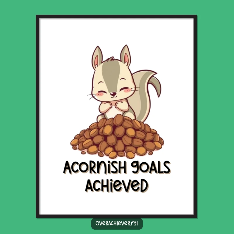 Free Printable Squirrel Art: Humorous Nut Organizer for Funny Downloadable Wall Decor