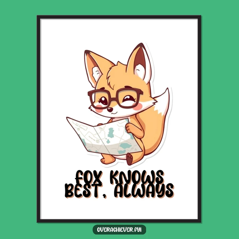 Free Printable Fox Wall Art: Funny Downloadable Decor for Curious Minds!