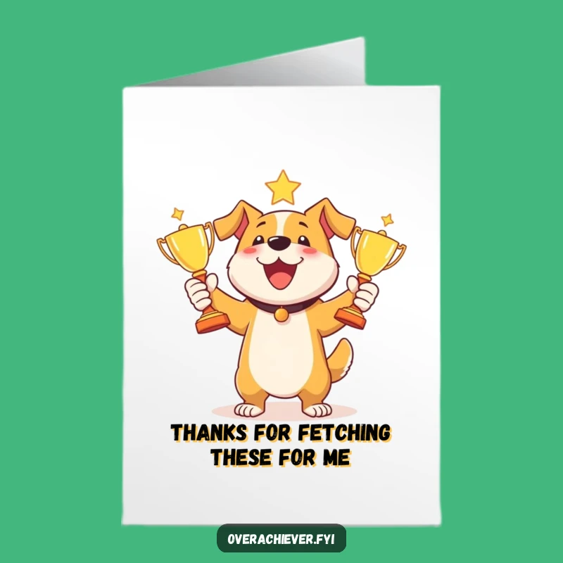 Free Printable Funny Dog Juggler Thank You Card - Appreciative Downloadable Gift for Good Boys!