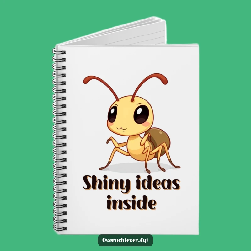 Funny Ant Antenna Shine Notebook: Jot Down Ideas with Polish
