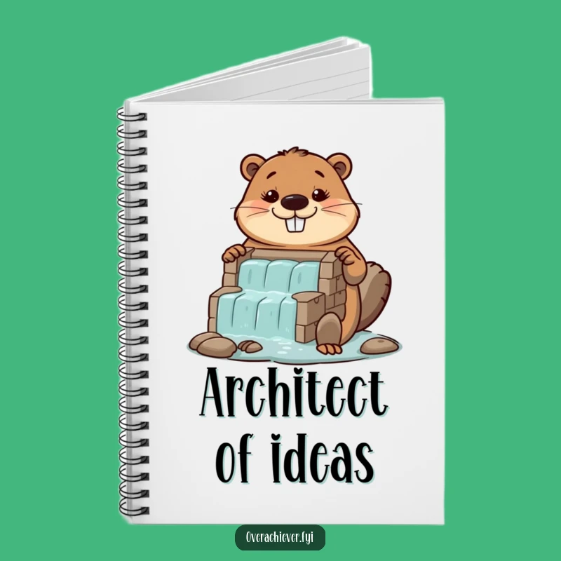 Funny Beaver Dam Notebook: Project Plans & Ideas, Perfect Funny Gift