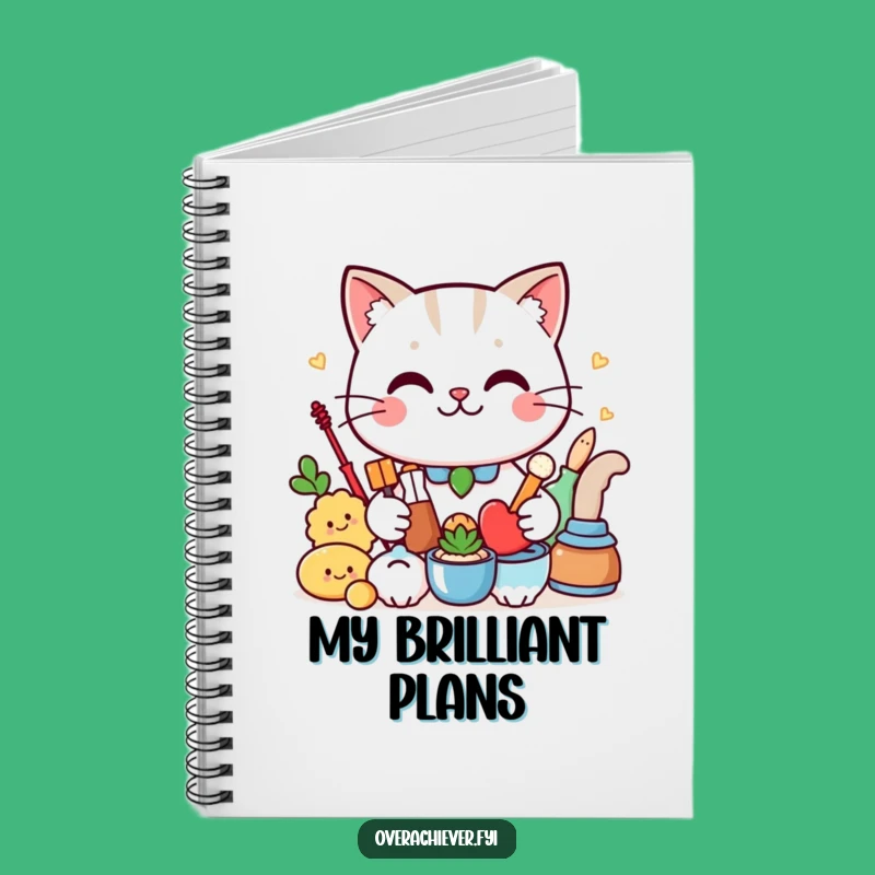 Funny Cat Notebook: Tidy Plans & Smug Thoughts, Perfect Humorous Journal Gift!