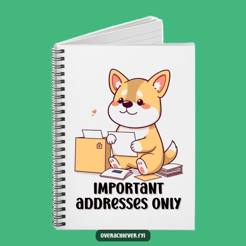 Funny Dog Mail Sorter Notebook: Jot Down Ideas with This Humorous Gift