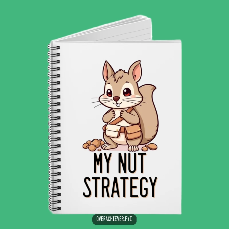 Funny Squirrel Planner Notebook: Plan Your Nuts, Perfect Funny Gift!
