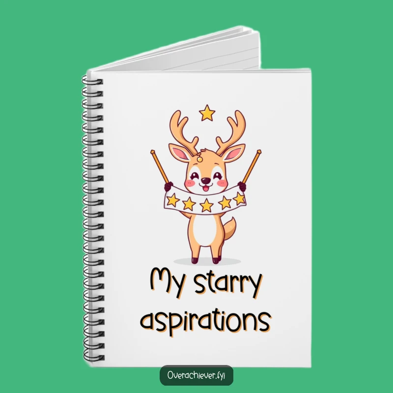 Funny Star Deer Notebook: Jot Down Your Stellar Ideas!