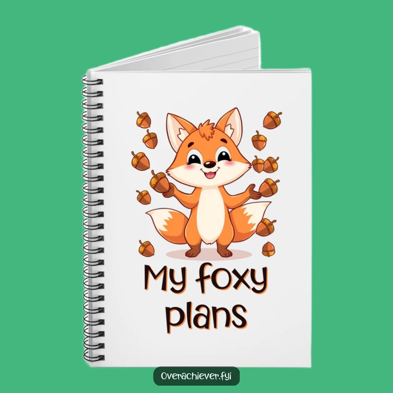 Funny Fox Notebook - Journal Your Playful Thoughts