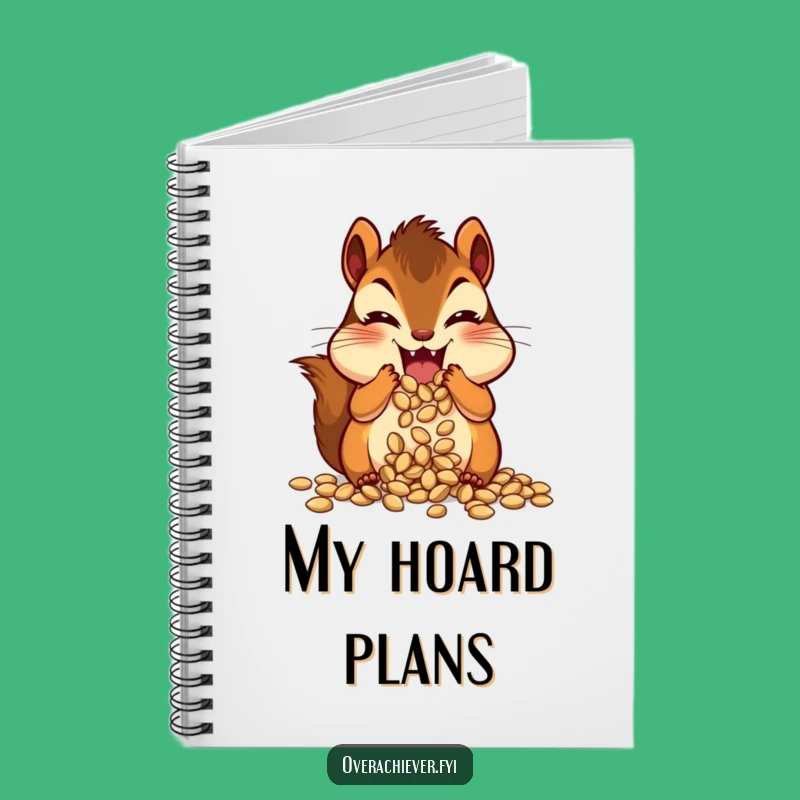 Funny Chipmunk Stuffing Cheeks Notebook - Hilarious Journal for Extravagant Ideas