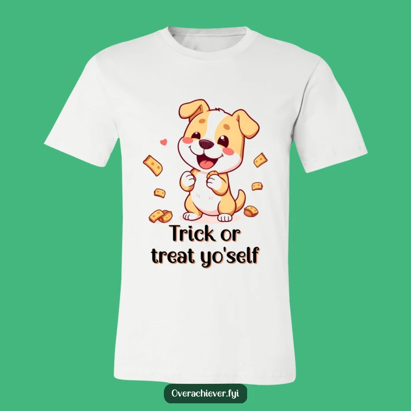 Funny Dog's Amazing Treat Trick T-Shirt: Hilarious Canine Performance, A Great Gift