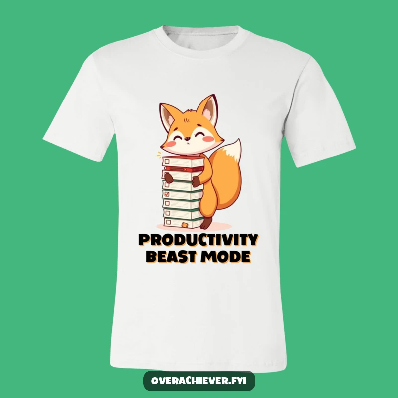 Funny Fox Task List T-Shirt: A Humorous Gift for Productive People