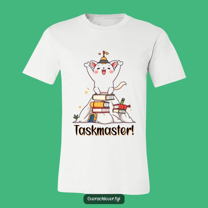 Funny Task Mountain T-Shirt: Happy Animal Victory Tee, Awesome Funny Gift for Achievers