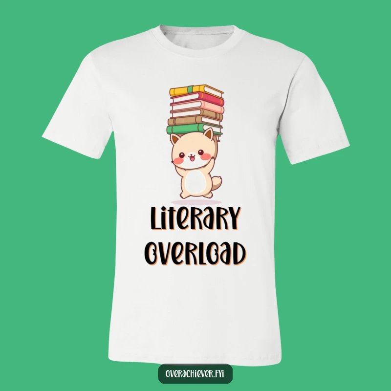 Funny Book Lover Animal T-Shirt - Cute Reader Animal Tee