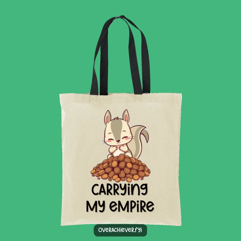 Funny Squirrel Tote Bag - Carry Your Essentials with Humorous Preparedness!